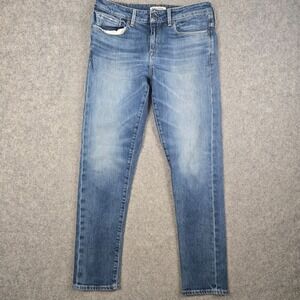 Levis Made & Crafted Jeans Womens 27x28 Blue Denim Marker Tapered Faded Preppy